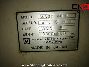 تراش سی ان سی دو محور Mazak Slant 40n ساخت ژاپن